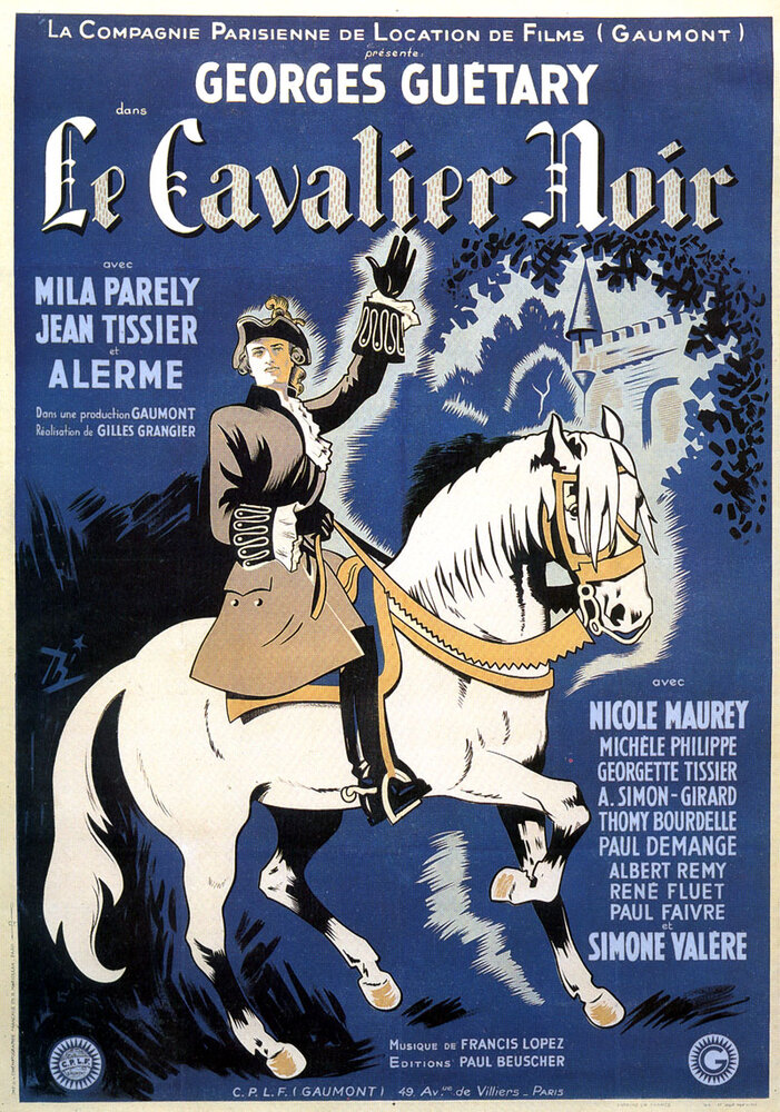 Чёрный всадник (1945) постер