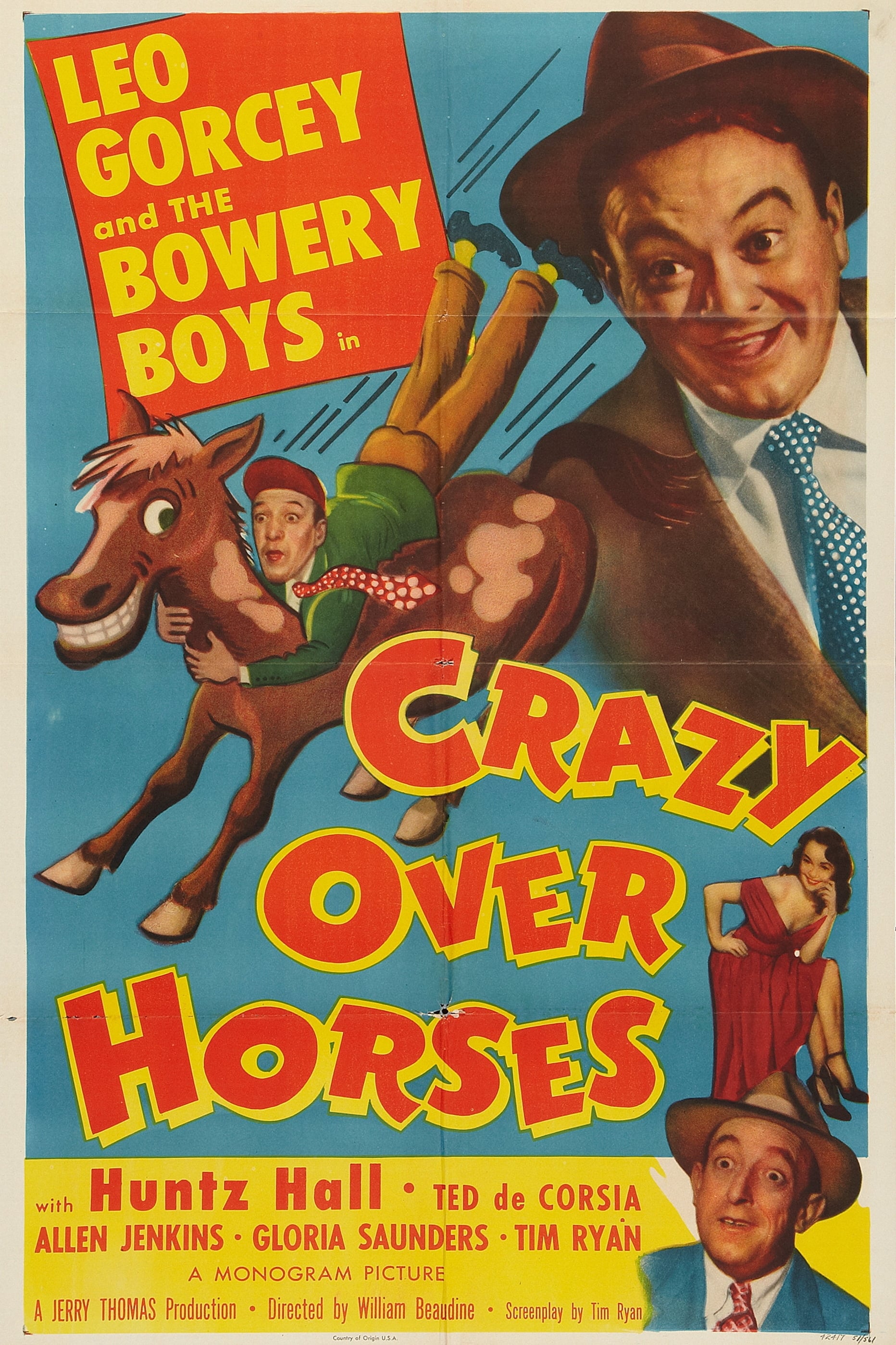 Crazy Over Horses (1951) постер