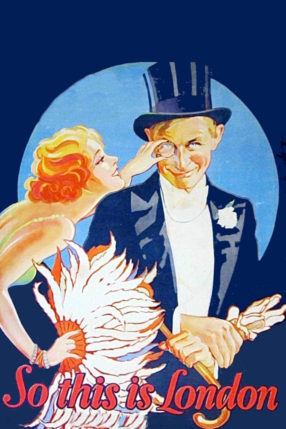 So This Is London (1930) постер