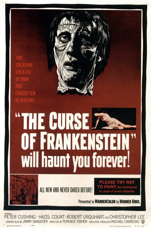 Проклятие Франкенштейна (1957) постер
