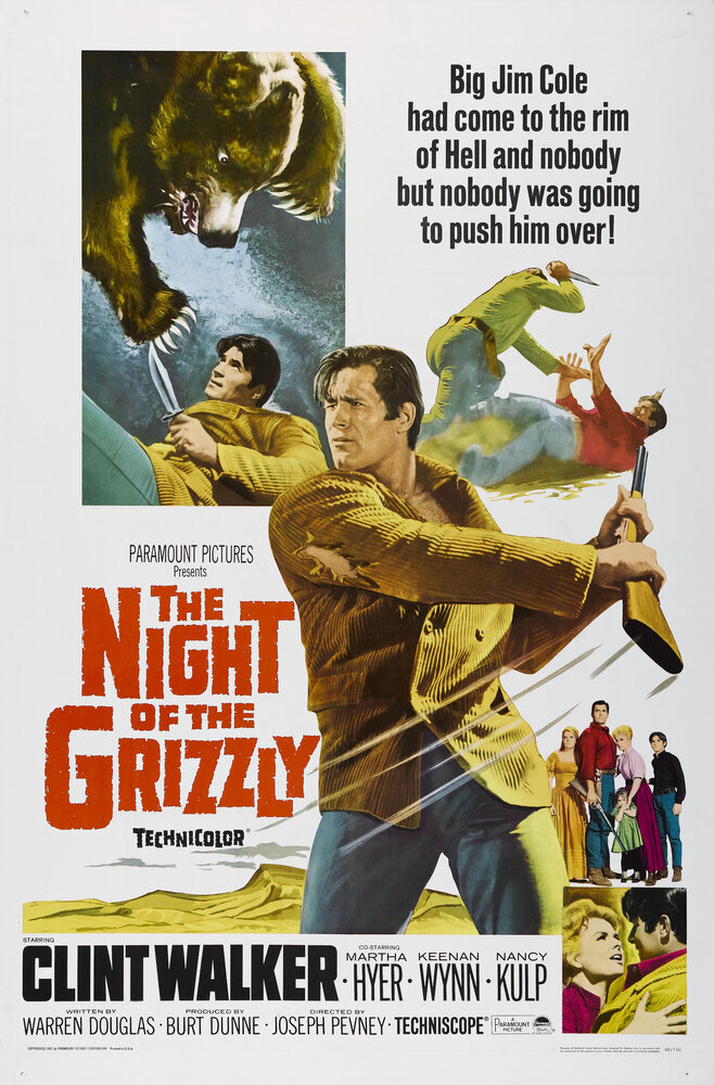 Ночь гризли (1966) постер