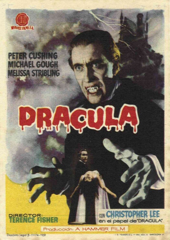 Дракула (1958) постер