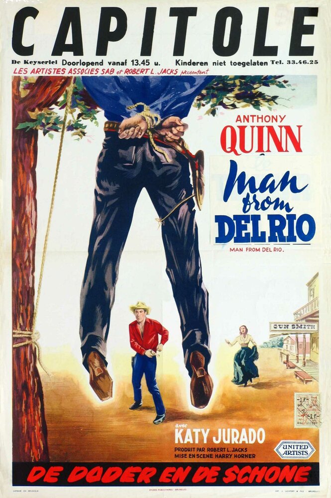 Человек из Дель-Рио (1956) постер