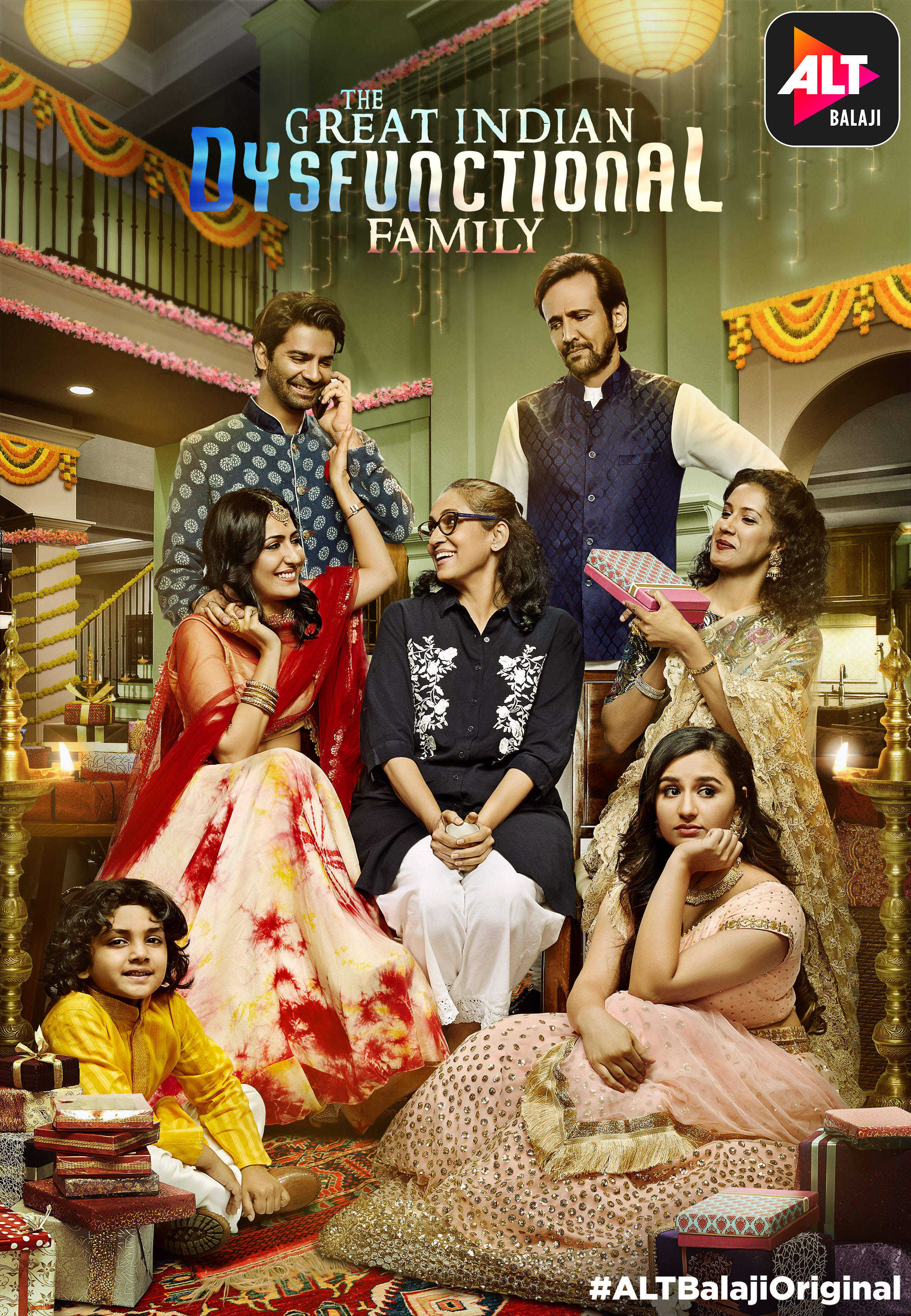 Большая индийская неблагополучная семья (2018) постер