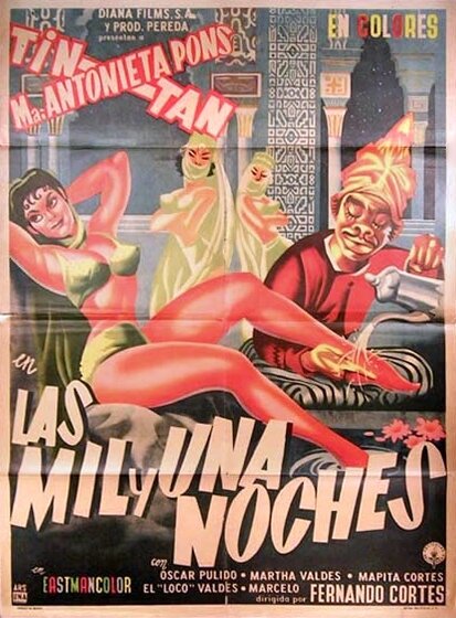 Тысяча и одна ночь (1958) постер
