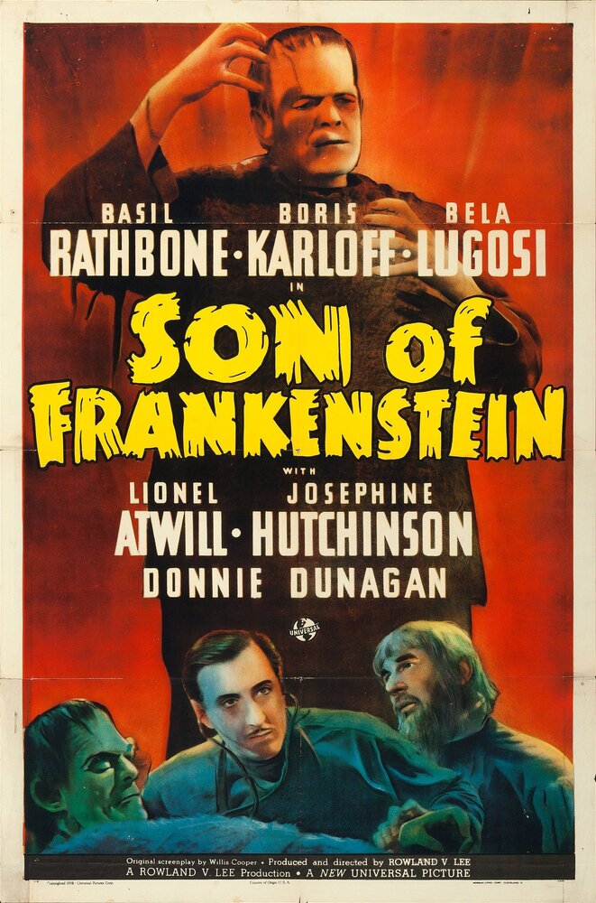 Сын Франкенштейна (1939) постер