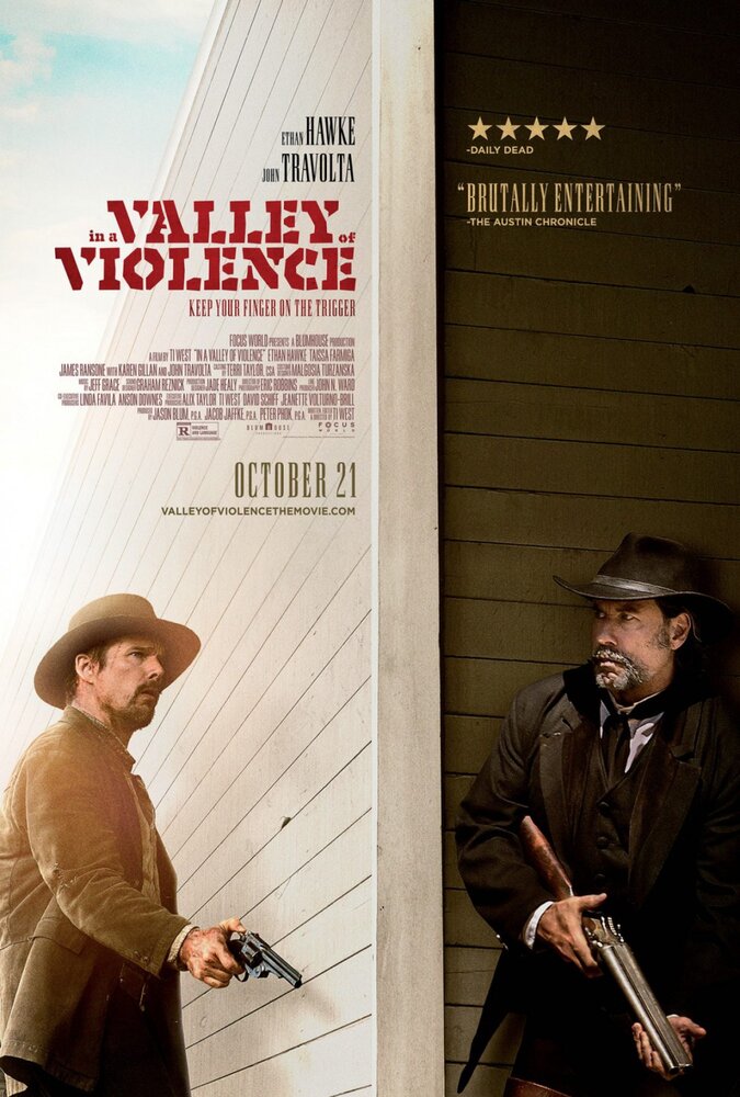 В долине насилия (2016) постер