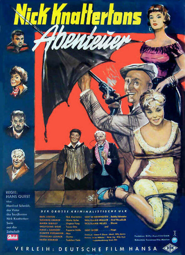 Nick Knattertons Abenteuer - Der Raub der Gloria Nylon (1959) постер