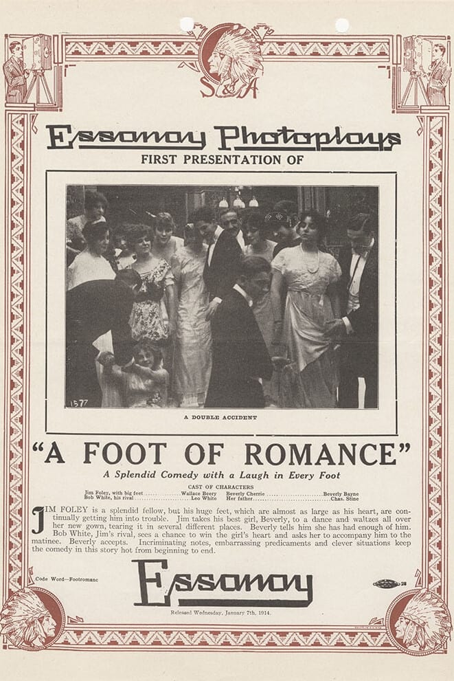 A Foot of Romance (1914) постер