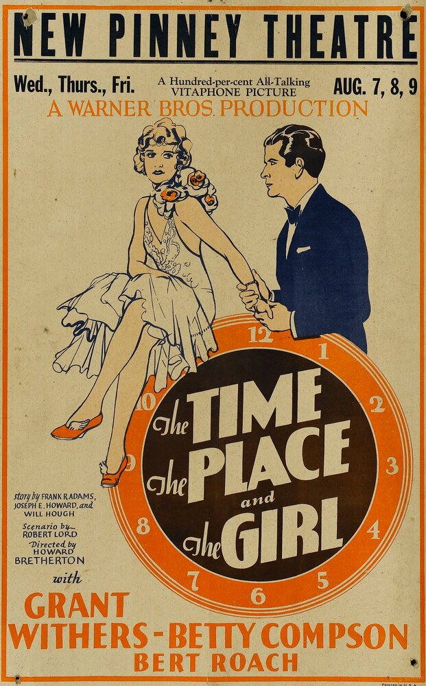 The Time, the Place and the Girl (1929) постер