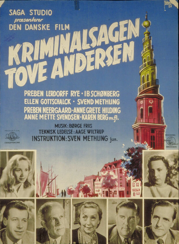 Kriminalsagen Tove Andersen (1953) постер