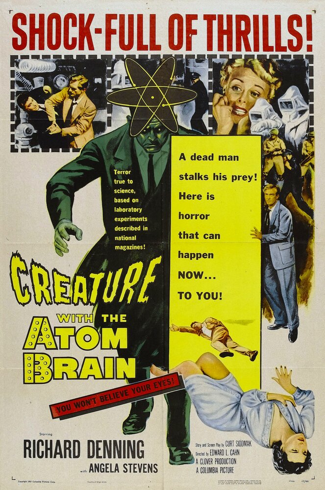 Существо с атомным мозгом (1955) постер