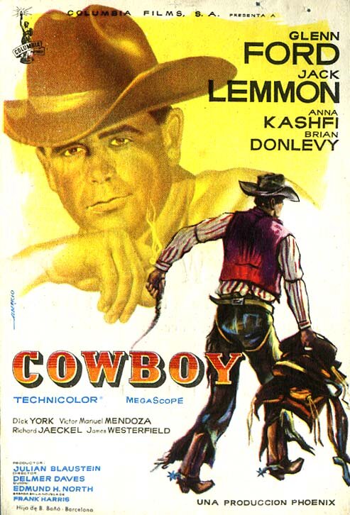 Отчаянный ковбой (1958) постер