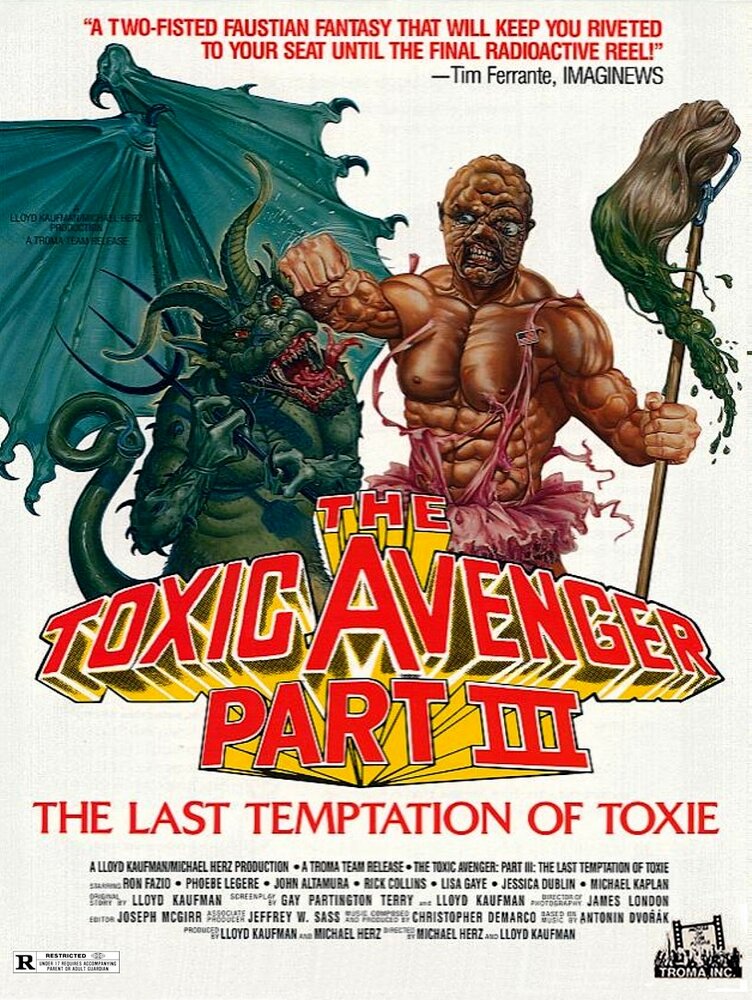 Токсичный мститель 3: Последнее искушение Токси (1989) постер