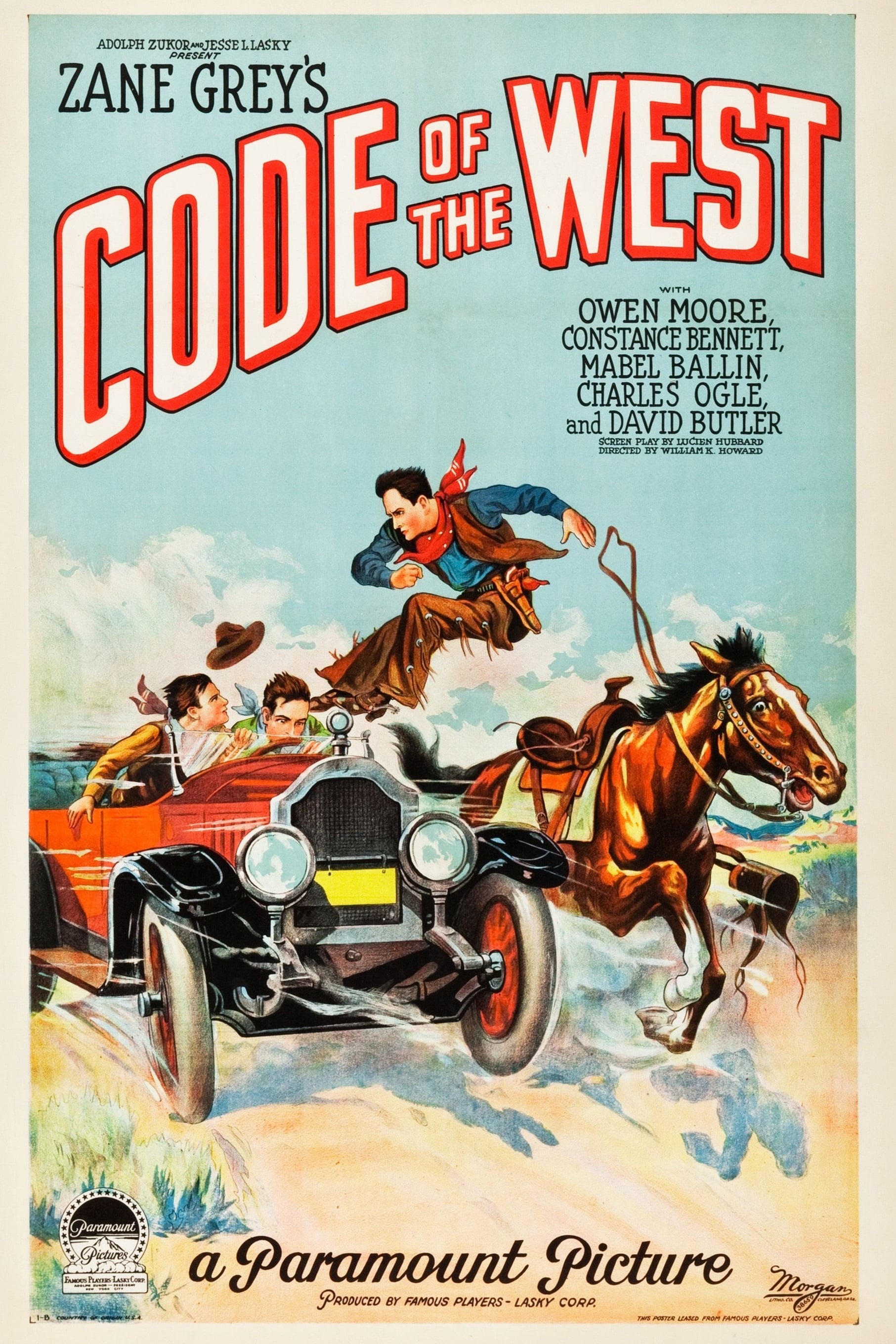 Code of the West (1925) постер