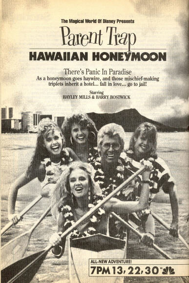 Ловушка для родителей: Медовый месяц на Гавайях (1989) постер