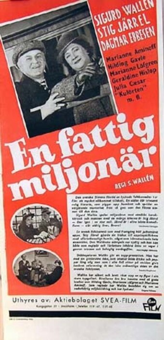 En fattig miljonär (1941) постер