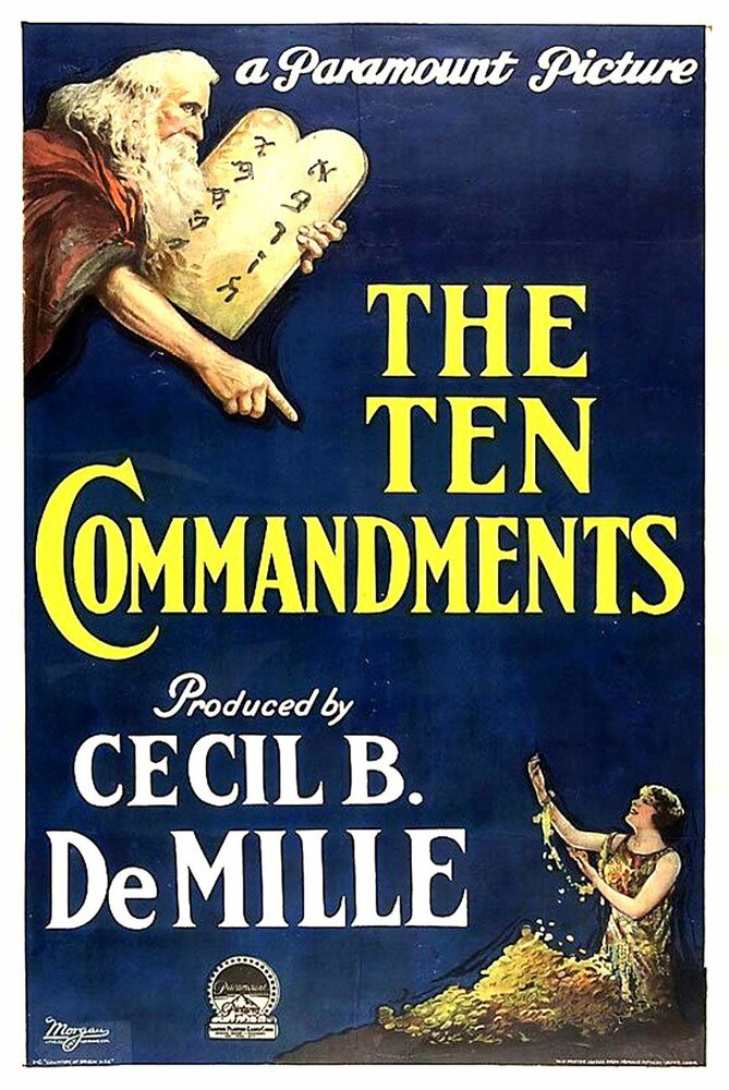 Десять заповедей (1923) постер