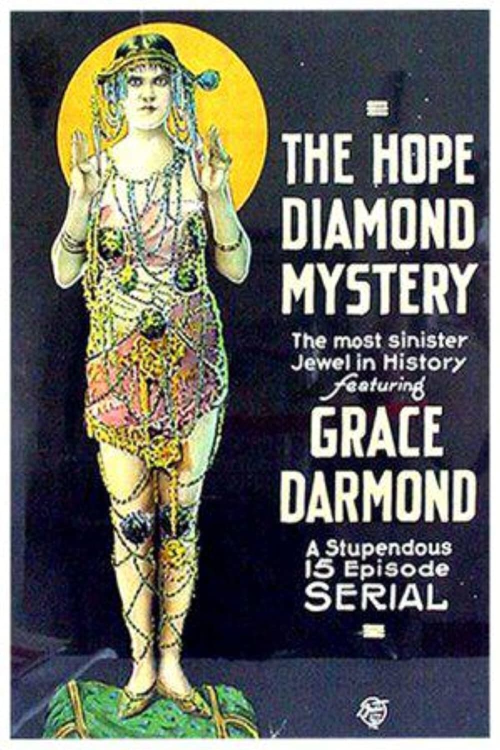 Тайна алмаза надежды (1921) постер