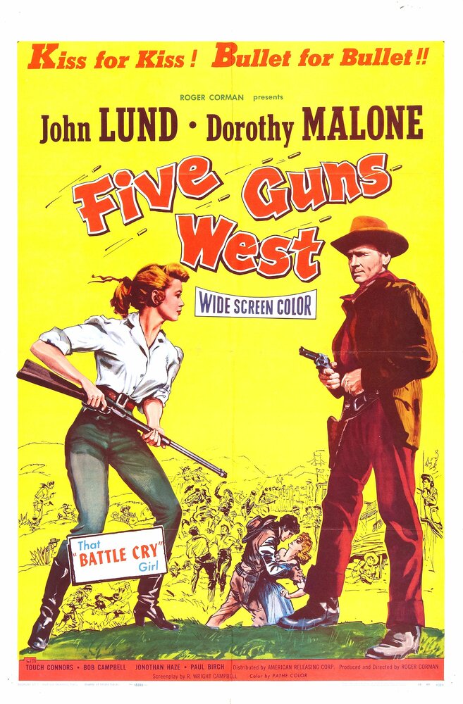 Пять ружей Запада (1955) постер