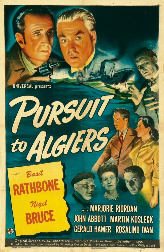 Погоня в Алжире (1945) постер