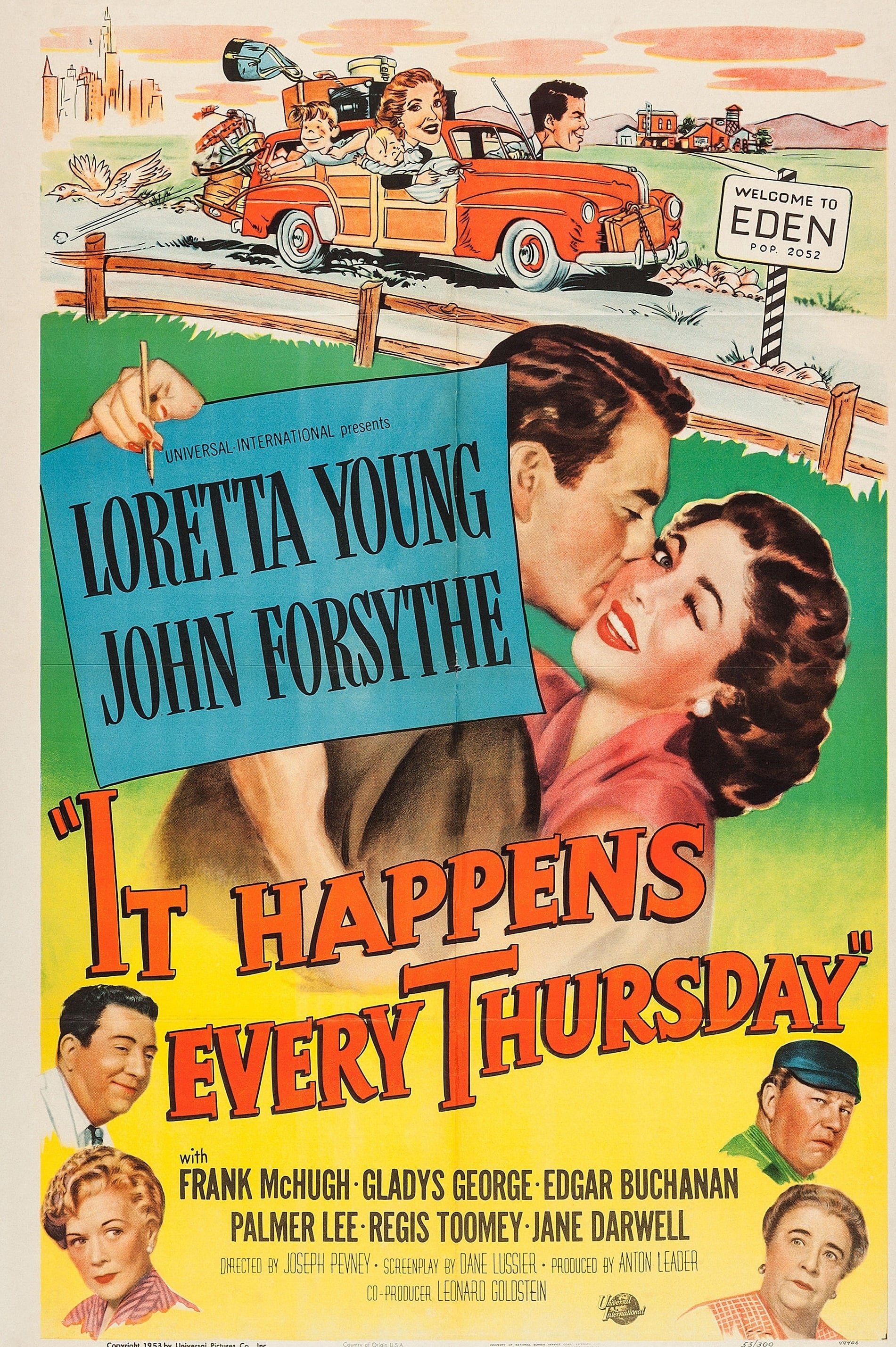 It Happens Every Thursday (1953) постер