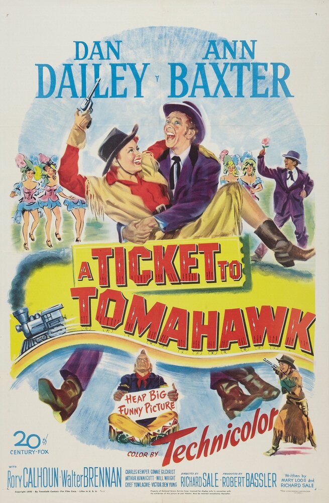 Билет в Томагавк (1950) постер