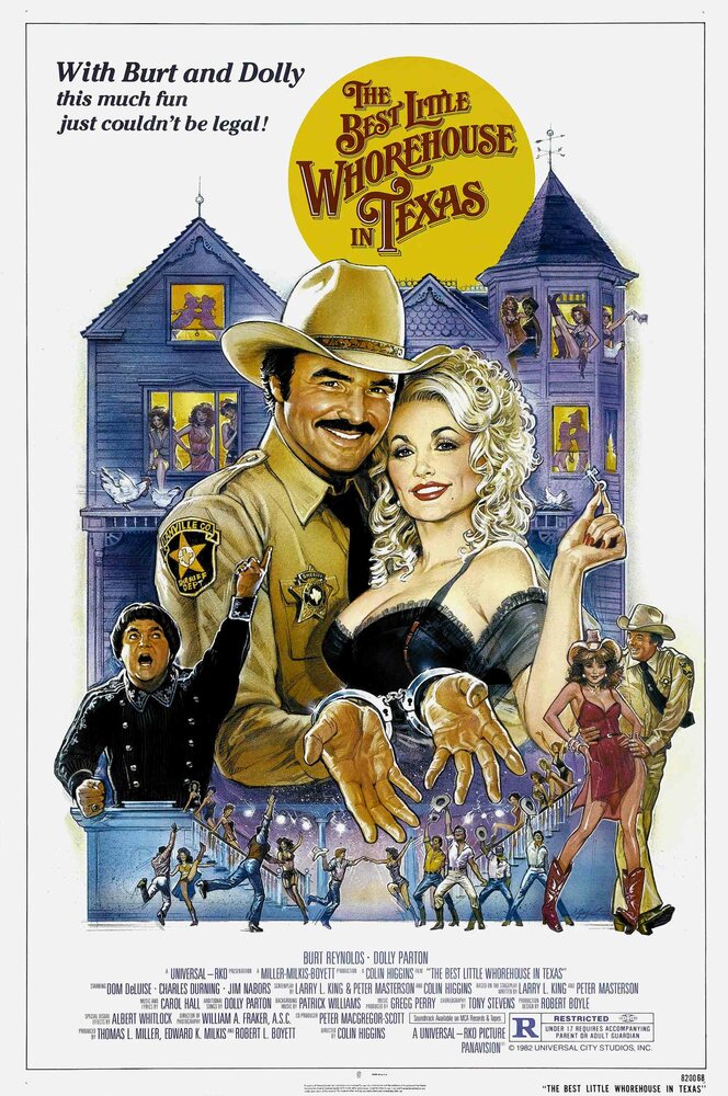 Самый приятный бордель в Техасе (1982) постер