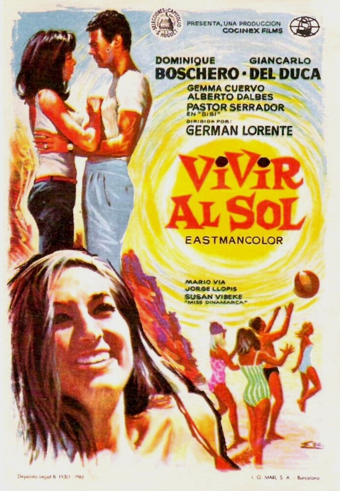 Vivir al sol (1965) постер