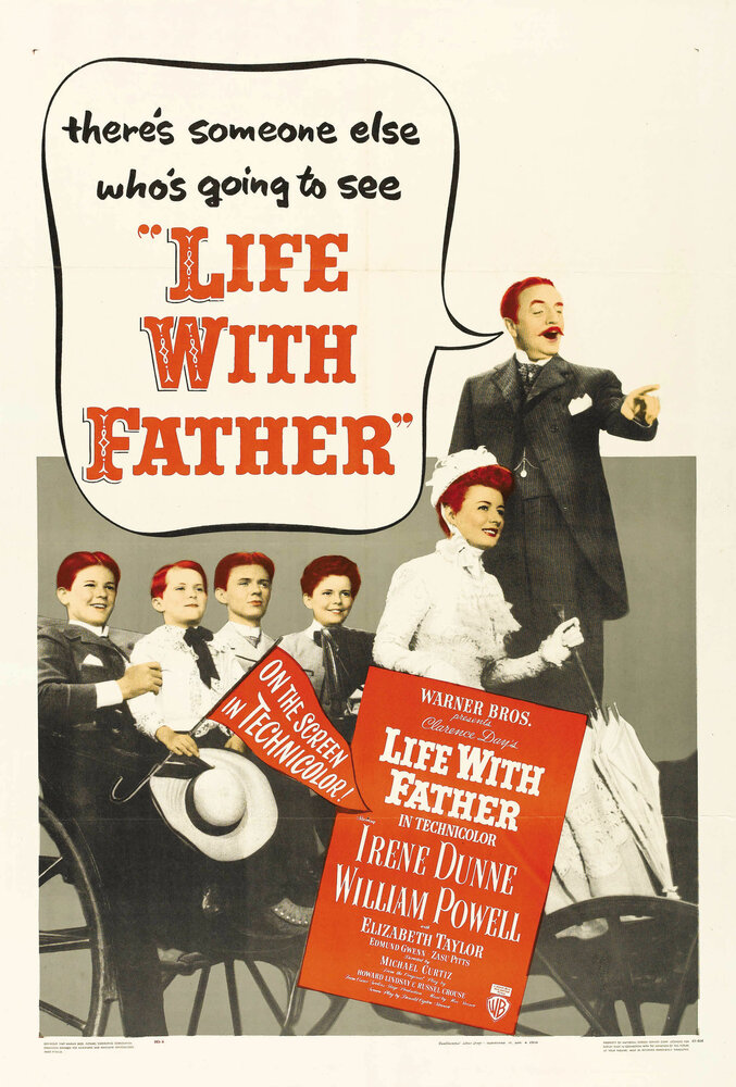 Жизнь с отцом (1947) постер