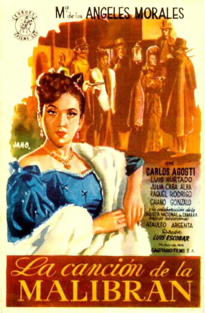 Песня Малибран (1951) постер