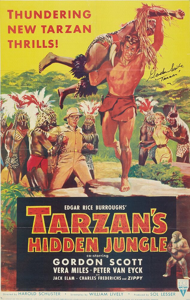 Приключения Тарзана в джунглях (1955) постер