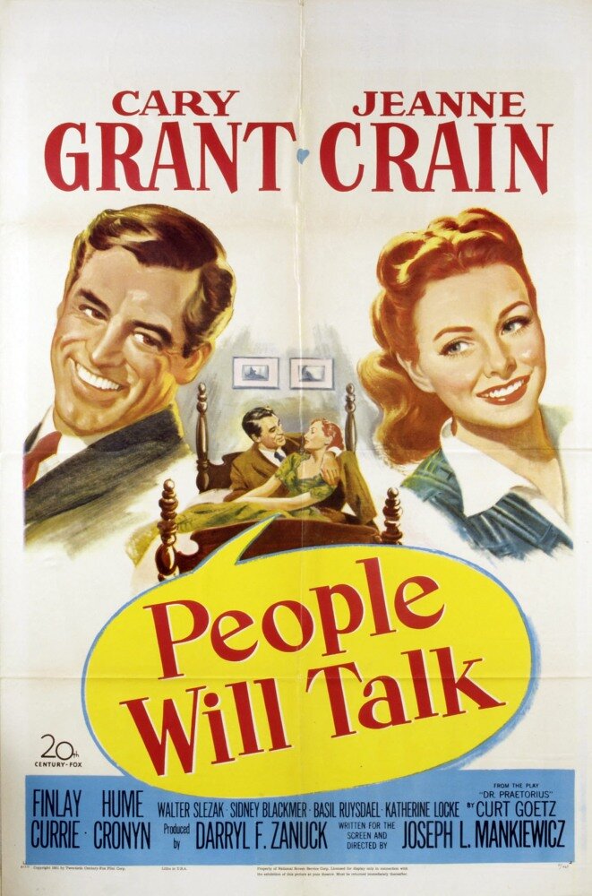 Люди будут судачить (1951) постер