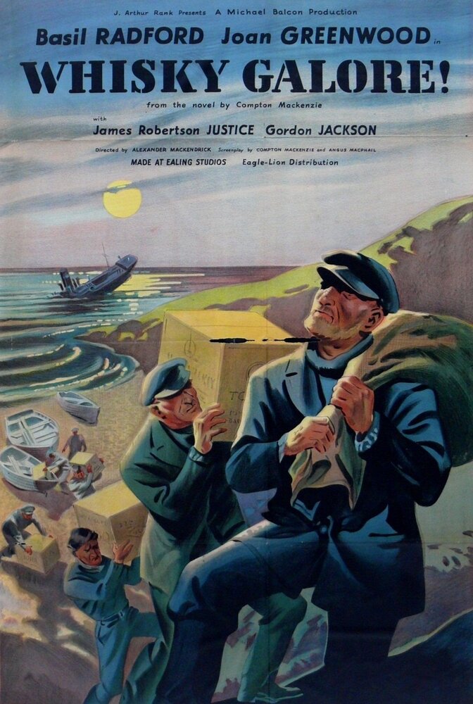 Виски в изобилии (1949) постер