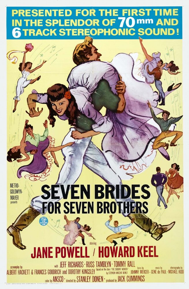 Семь невест для семи братьев (1954) постер