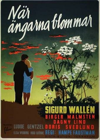 Когда на полях цветут цветы (1946) постер