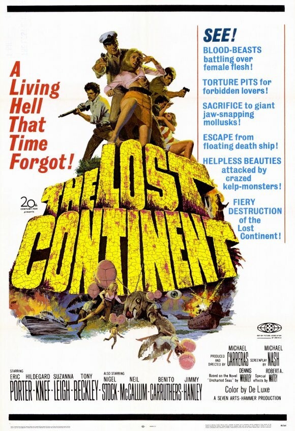 Затерянный континент (1968) постер