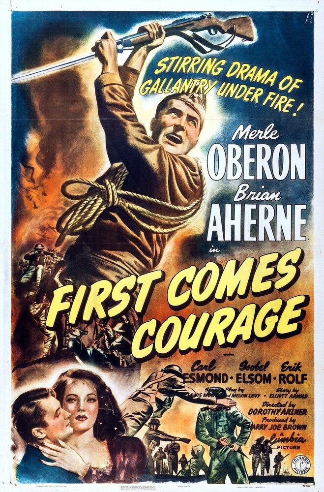 Сначала приходит мужество (1943) постер