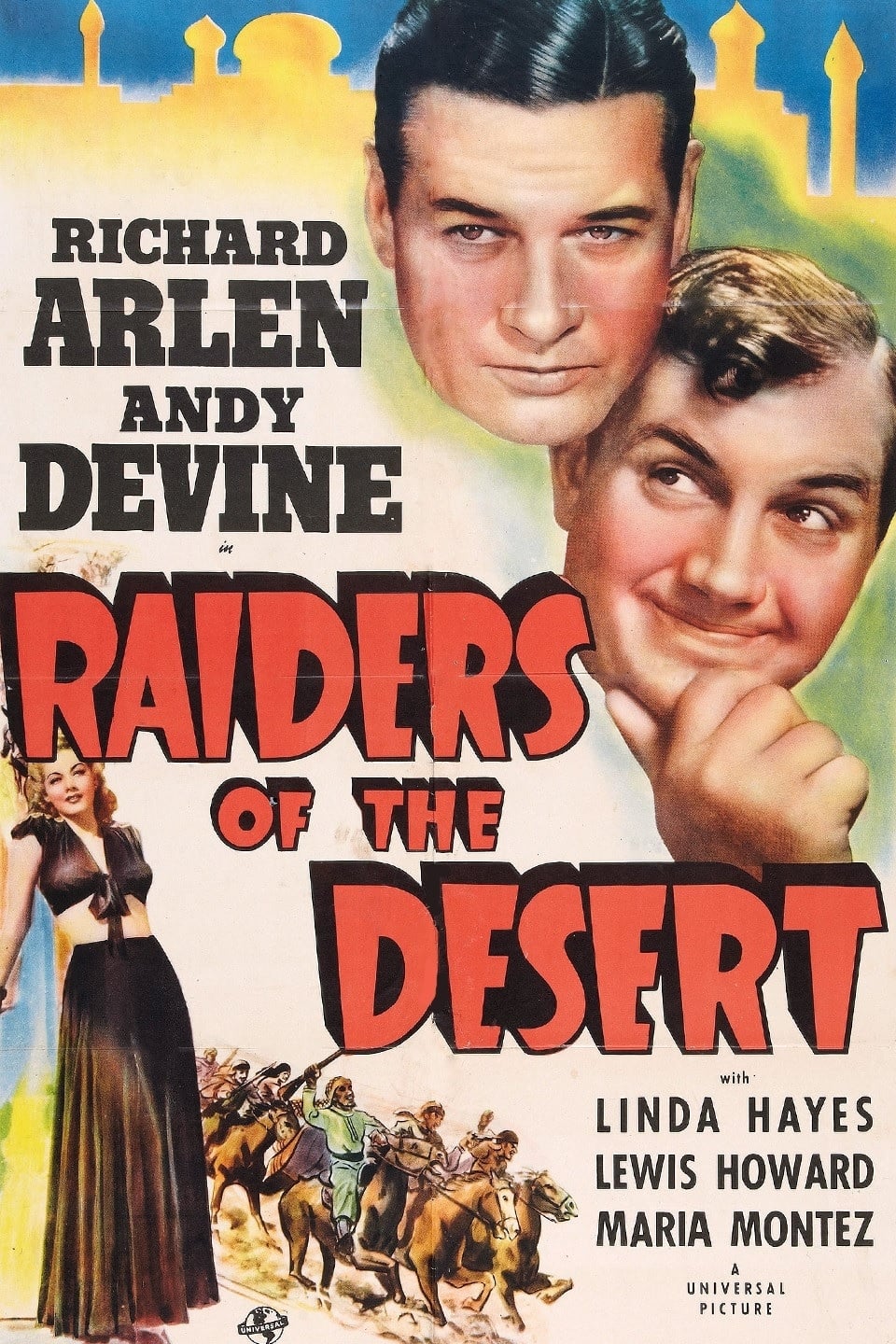Raiders of the Desert (1941) постер