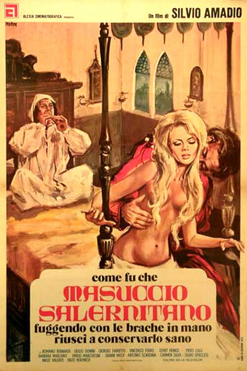 О том, как спасся Мазуччо Салернитанец, убегая от преследователей со штанами в руках (1972) постер