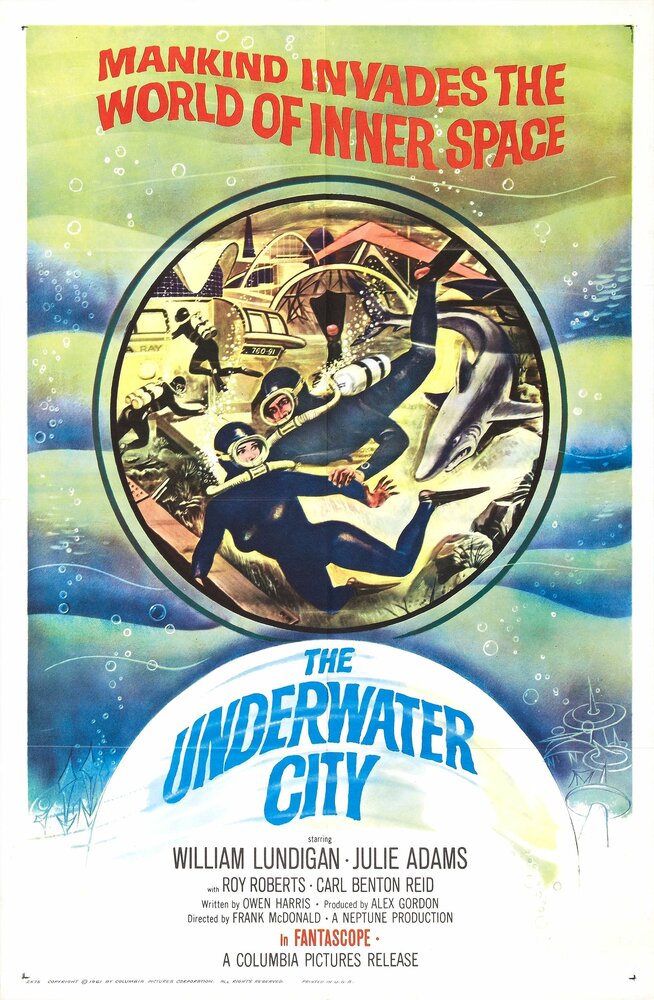 Подводный город (1962) постер