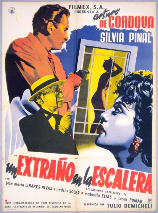 Незнакомец на лестнице (1955) постер