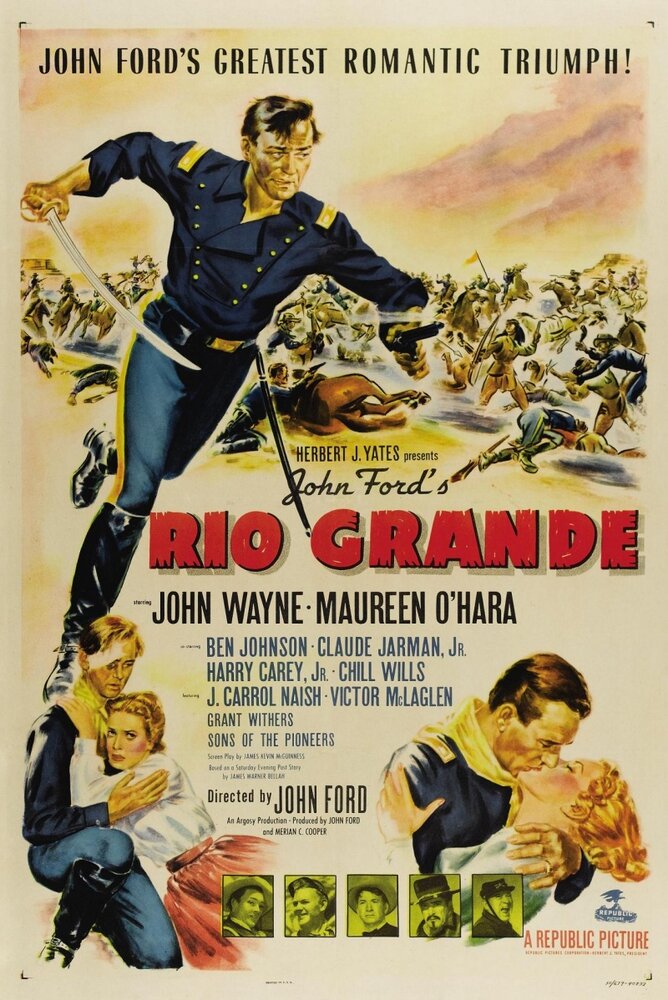 Рио Гранде (1950) постер