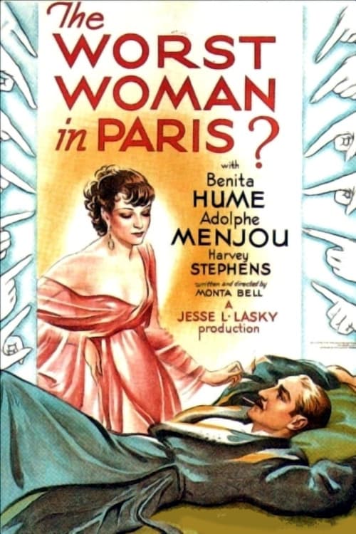 Худшая женщина в Париже (1933) постер