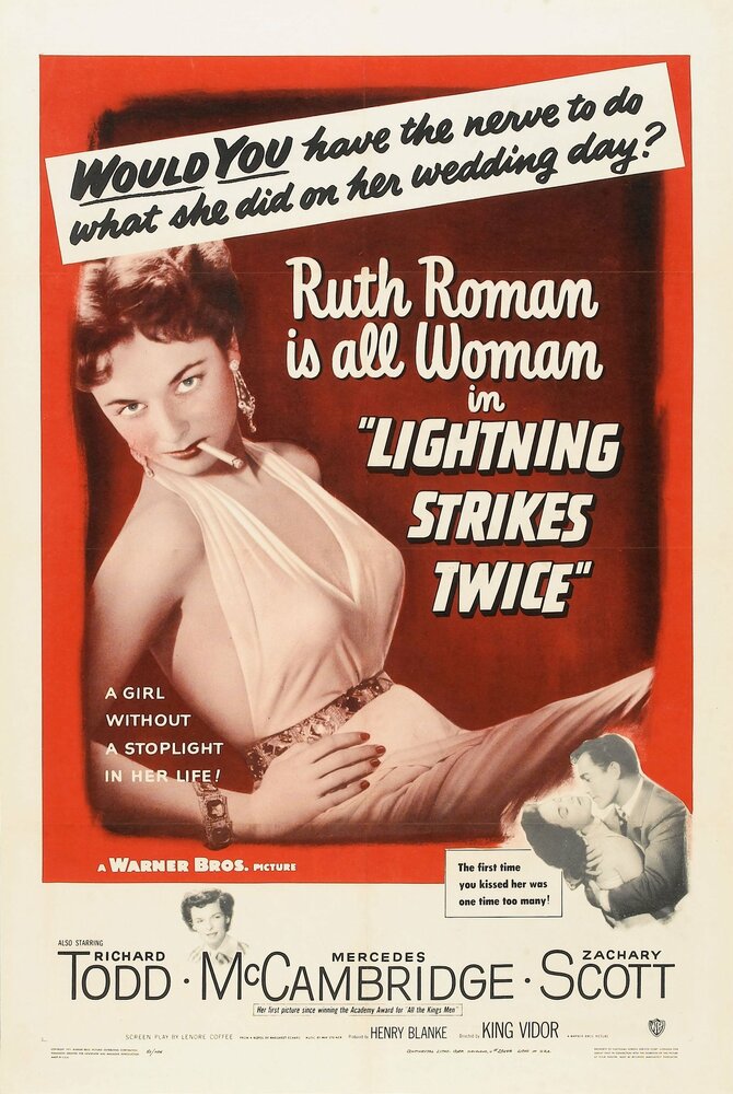 Молния бьет дважды (1951) постер