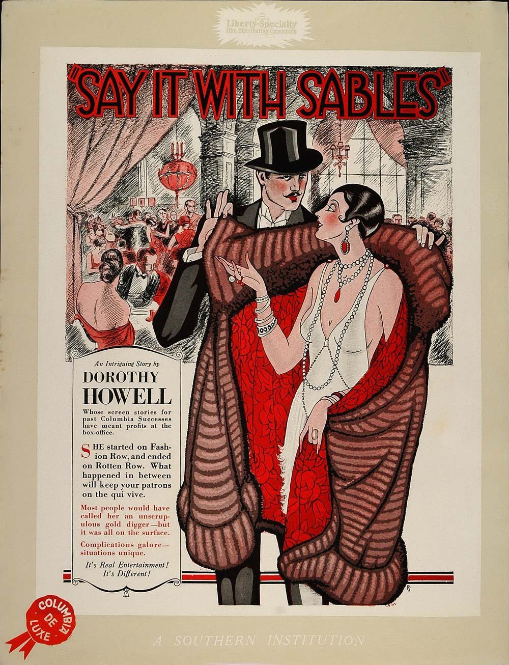 Поговори с соболями (1928) постер