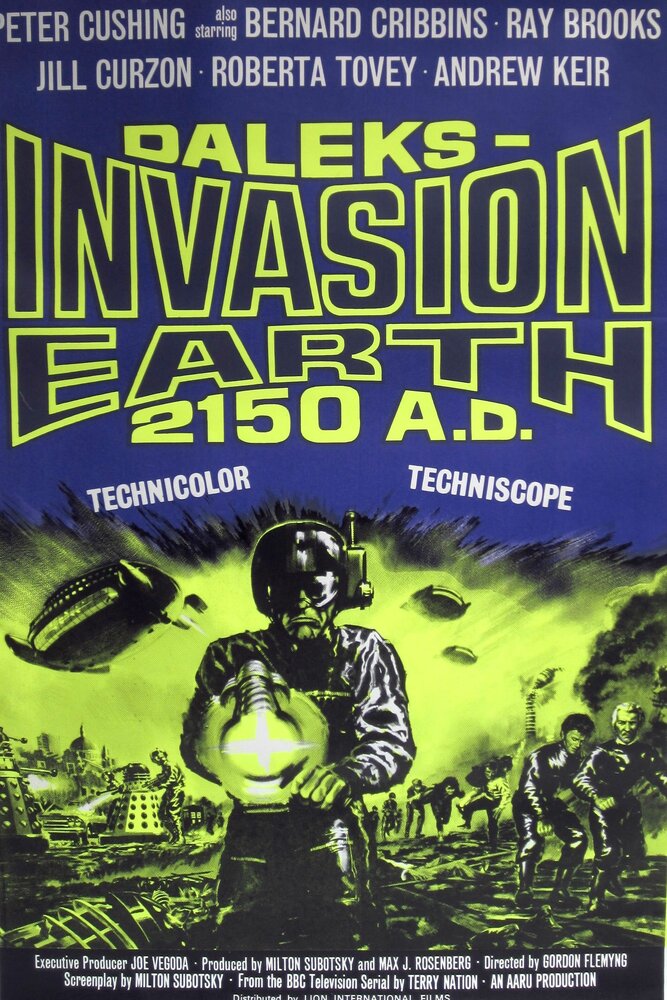 Вторжение Далеков на Землю (1966) постер