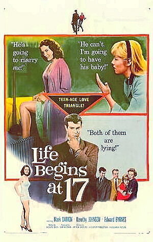 Жизнь начинается в 17 (1958) постер