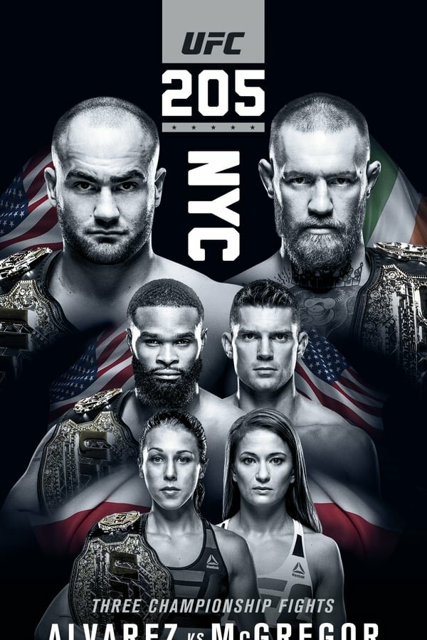 UFC 205: Alvarez vs. McGregor (2016) постер