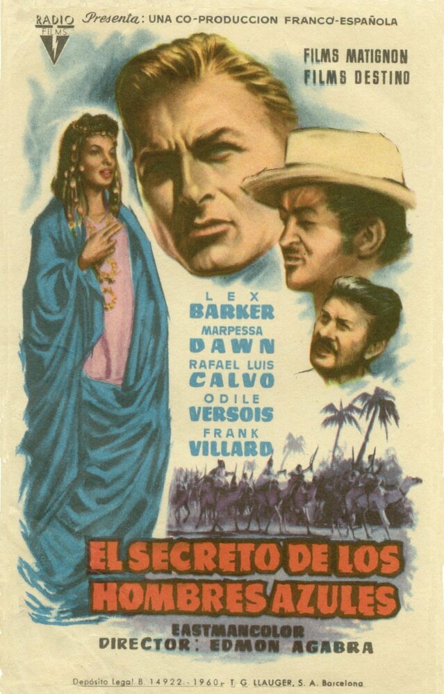Тайна людей в синем (1961) постер